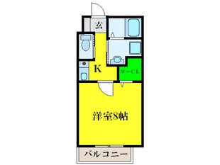 クオリア東茱萸木の物件間取画像